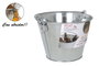 Inde Cubo Metal Galvanizado con Abridor (12 Unidades) 6000cc