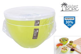 Inde Set de 2 Cuencos de Ensalada con Tapa (8 Cajas)