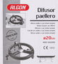 Algon Bbq Difusor Paellero 20 cm Gas Butano