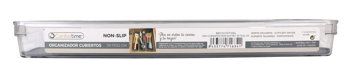 Confortime Org.Cubiertos Non-Slip Pet 39x32x5 cm (12 Unidades)