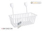 Confortime Cesta Colgante para Cocina 28x12x22 cm, Colección White (24 Unidades)