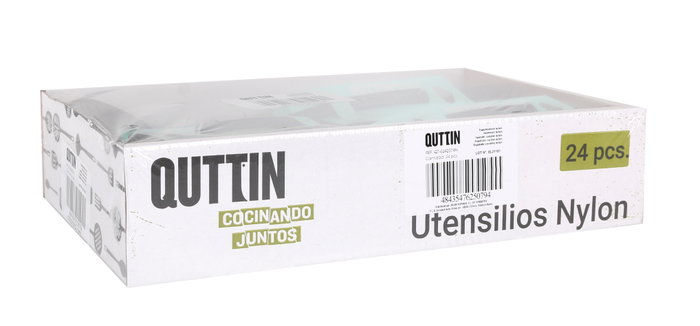 Quttin Espumadera de Nylon Negra 30x9,5 cm (Pack de 24)