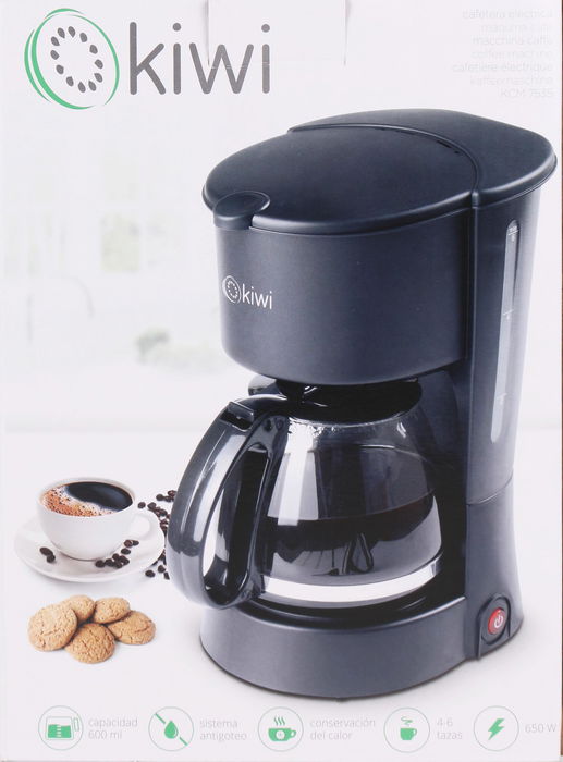 Kiwi Cafetera Americana 0.65L 650W