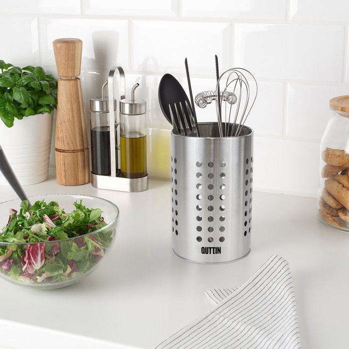 Quttin Bote Utensilios Inox 12x18 cm (12 Unidades)