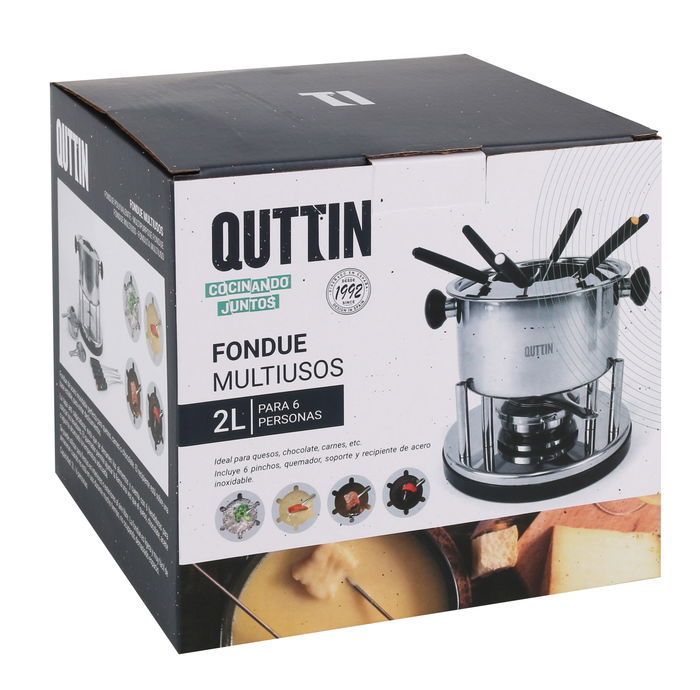 Quttin Fondue Multiusos 2L para 6 Personas (6 Unidades)