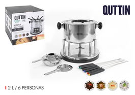 Quttin Fondue Multiusos 2L para 6 Personas (6 Unidades)