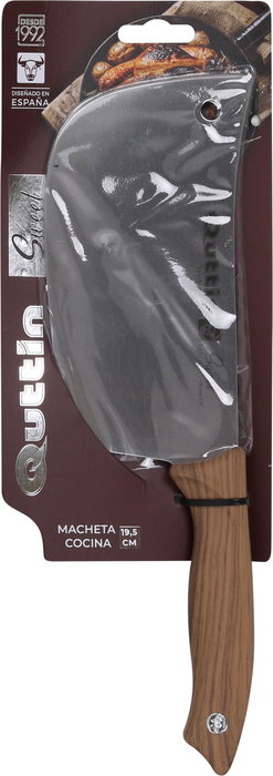 Quttin Macheta de Cocina, Hoja de 19.5 cm, Grosor 2.5 mm, 215 g (8 Unidades)