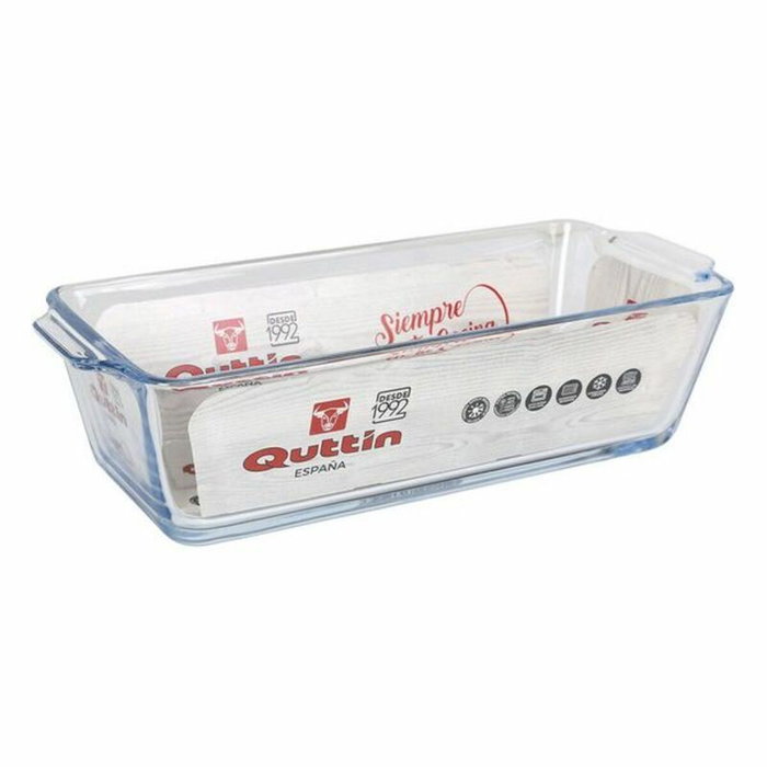Quttin Fuente Rectangular de Vidrio Qutti 825cc