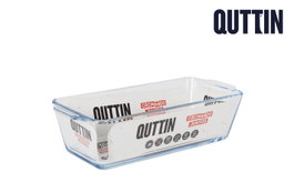 Quttin Fuente Vidrio Rectangular 23 x 10 cm 825 cc (6 Unidades)