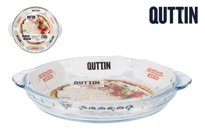 Quttin Fuente de Vidrio 23.9 cm x 20.4 cm x 4.4 cm 925 cc (6 Unidades) Quttin Fuente de Vidrio 23.9 cm x 20.4 cm x 4.4 cm 925 cc (6 Unidades)