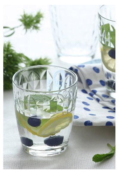 Lav Set 6 Vasos 340 cc "New Art" Colección Artemis ø8.3 x 9.8 cm (8 Cajas)