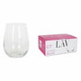 LAV Set de 6 Vasos Gaia de 360 ml de 10 cm de alto de Cristalería