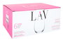 LAV - Set de 6 Vasos Gaia de 590 cc (7x10x12 cm) (8 Cajas)
