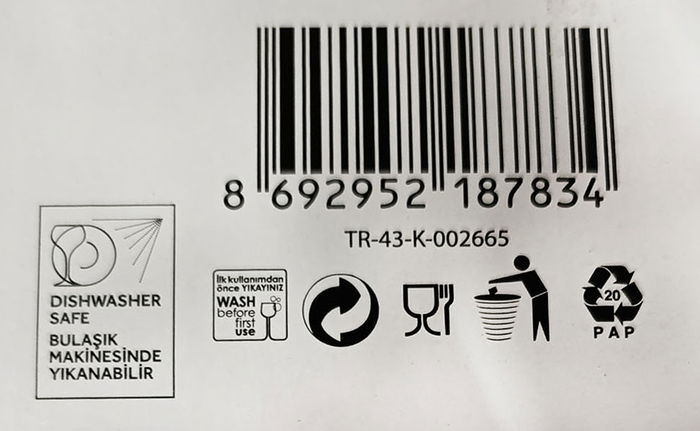 Lav Set de 6 Vasos 370 cc - Colección Ella - Vasos Altos de 20 cm - Conjunto de Cristalería (8 Cajas)