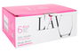 Lav Set de 6 Vasos 370 cc - Colección Ella - Vasos Altos de 20 cm - Conjunto de Cristalería (8 Cajas)