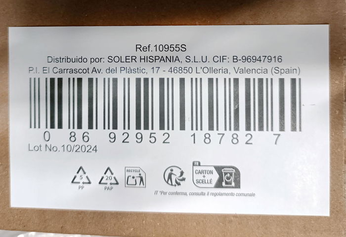 Lav Set de 6 Vasos 370 cc - Colección Ella - Vasos Altos de 20 cm - Conjunto de Cristalería (8 Cajas)