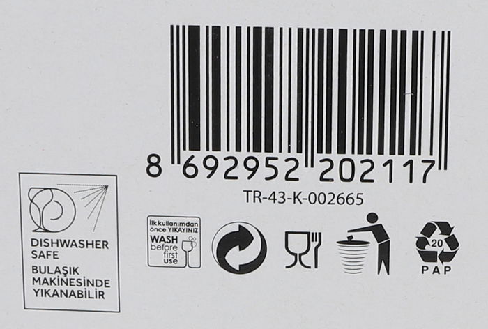 Lav Set 6 Vasos Tokyo 395 cc (8 Cajas)