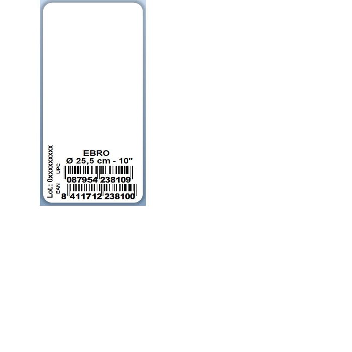 Plato Llano Opal Ebro Bormioli Rocco 24 cm