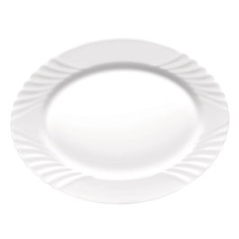Bormioli Rocco Fuente Oval Ebro 36 cm Blanca