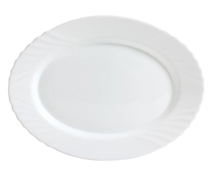 Bormioli Rocco Fuente Oval Ebro 36 cm Blanca