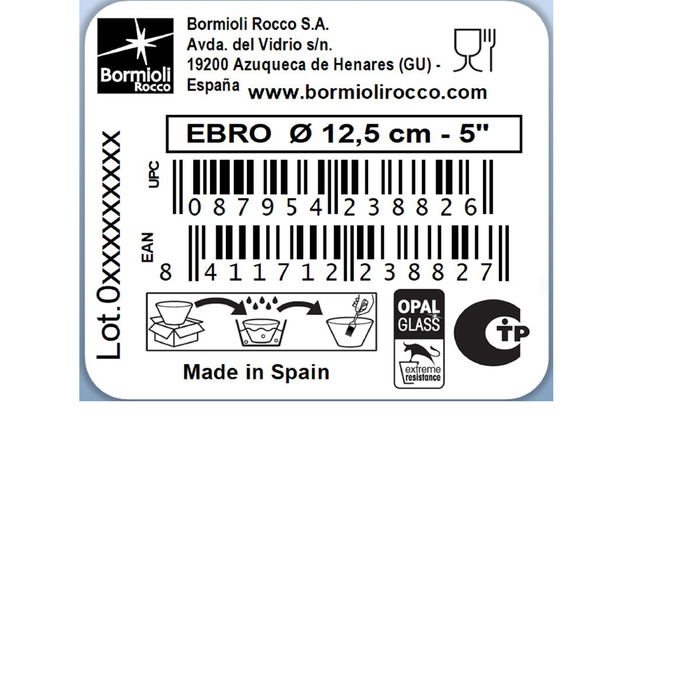 Multiusos Opal Ebro Bormioli Rocco 12 cm