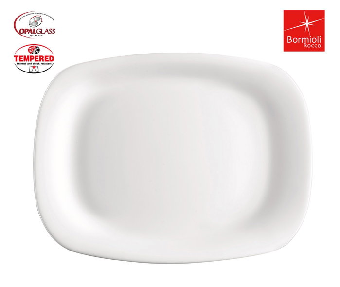 Bormioli Rocco Fuente Rectangular Parma Blanco 24x34cm Bormioli Rocco Fuente Rectangular Parma Blanco 24x34cm