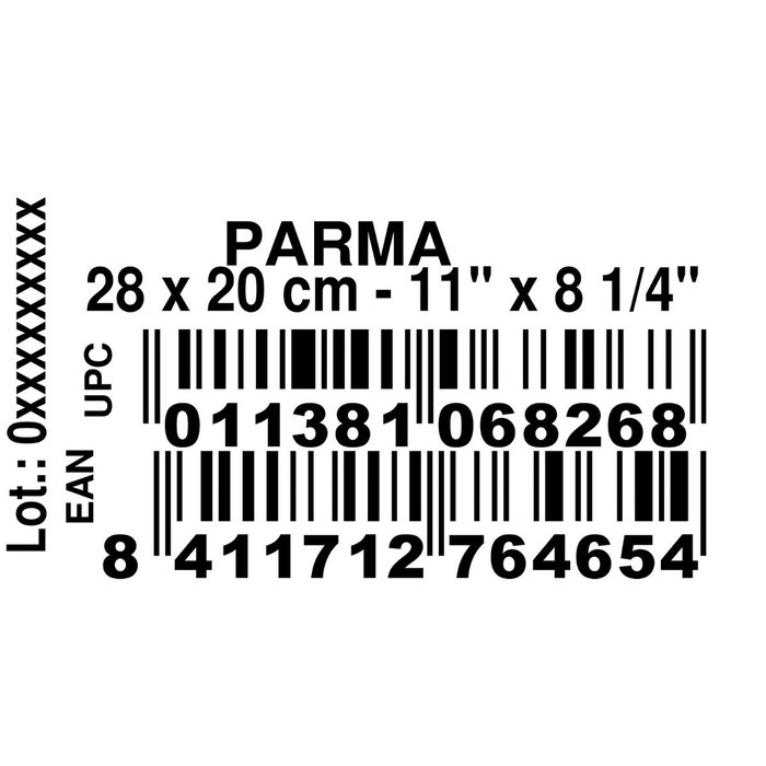 Bormioli Plato Rectangular Parma 20x28 cm (24 Unidades)