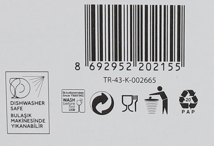 Lav Set de 6 Copas de Vino Tokyo 290 cc (4 Cajas)