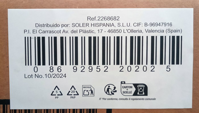 LAV Set de 2 Ensaladeras con Tapa Tokyo, 880 ml (17 cm de diámetro x 6.3 cm de alto) para Ensaladas o Postres (6 Cajas)