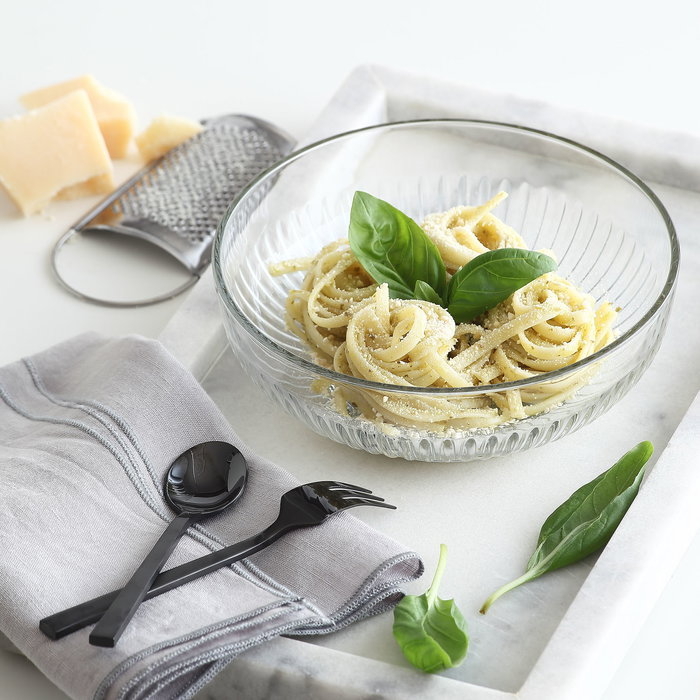 LAV Set de 2 Ensaladeras con Tapa Tokyo, 880 ml (17 cm de diámetro x 6.3 cm de alto) para Ensaladas o Postres (6 Cajas)