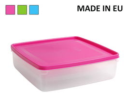 Fiambrera Cuadrada con Tapa Cuadrado