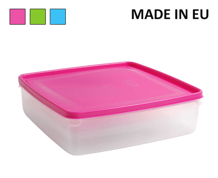 Inde Fiambrera Cuadrada 2.75L Medidas 24 x 24 x 7 cm (12 Unidades) Inde Fiambrera Cuadrada 2.75L Medidas 24 x 24 x 7 cm (12 Unidades)