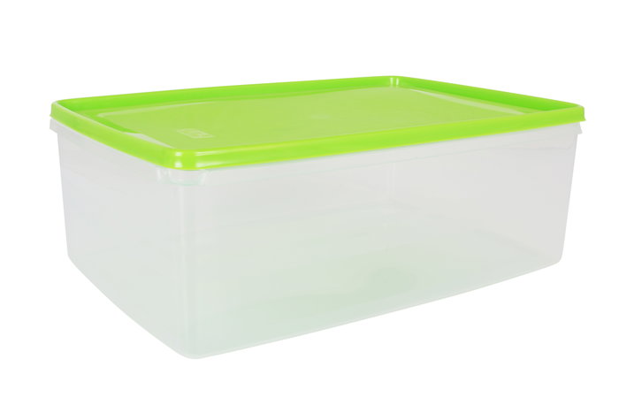 Inde Fiambrera Rectangular 8 Litros 36 x 24.5 x 13 cm Color Surtido (6 Unidades)