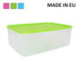 Inde Fiambrera Rectangular 8 Litros 36 x 24.5 x 13 cm Color Surtido (6 Unidades)