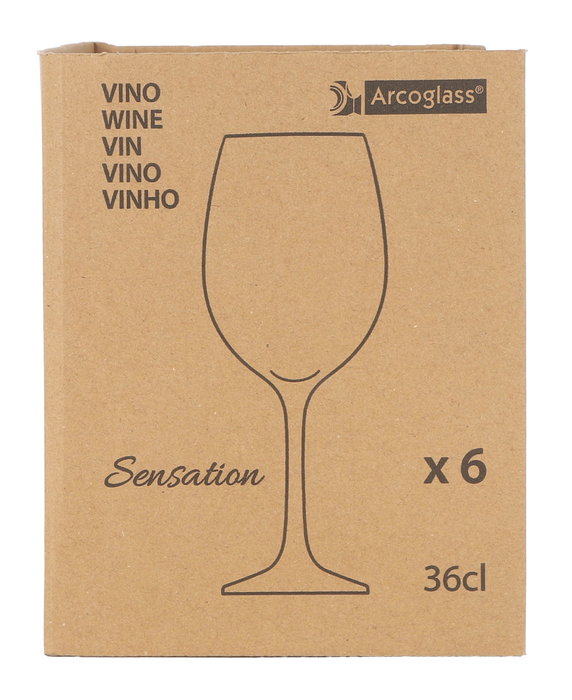 Inde Copa Vidrio 36cl Arcoglass Sensat - Ø6.5x20.1cm (24 Unidades)