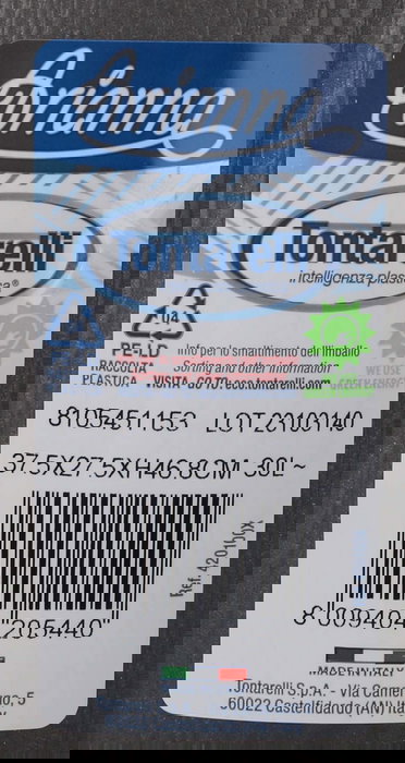 Tontarelli Pongotodo con Tapa Arianna 30 L Grafito (6 Unidades)