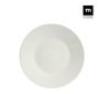 La Mediterranea Plato Llano Maitre Ivory Brillo 25cm de 6 unidades