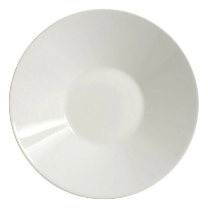 La Mediterranea Plato Hondo Maitre Ivory Brillo 23.5cm