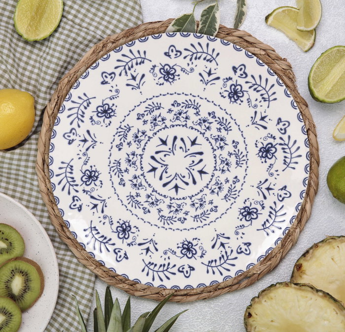La Mediterranea Plato de Postre Blur Monaco Brillo 20cm