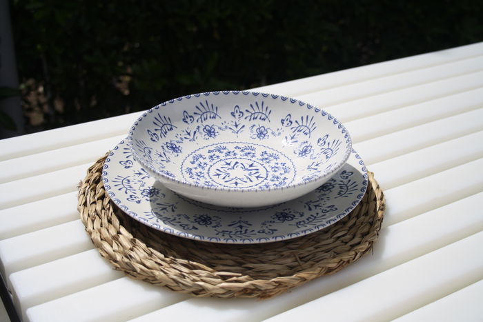 La Mediterranea Plato Pasta Risotto Blur 28 cm (6 Unidades)