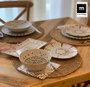 La Mediterranea Set de 6 Platos Pasta Risotto Barroc 28 cm