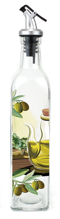 Anna Aceitera de Vidrio 250 ml con Tapon ABS (12 Unidades)