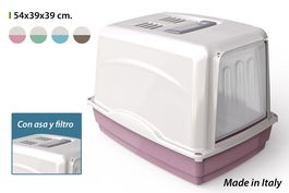 Georplast 10582 W.C. Pet C/Filtro Vicky 54 x 39 cm (5 Unidades)