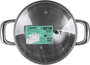 Quttin Cacerola con Tapa de Acero Inoxidable 20 cm / 2.5 L New Caesar (6 Unidades)