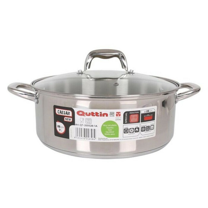 Quttin Cacerola con Tapa New Caesar 22cm/3L