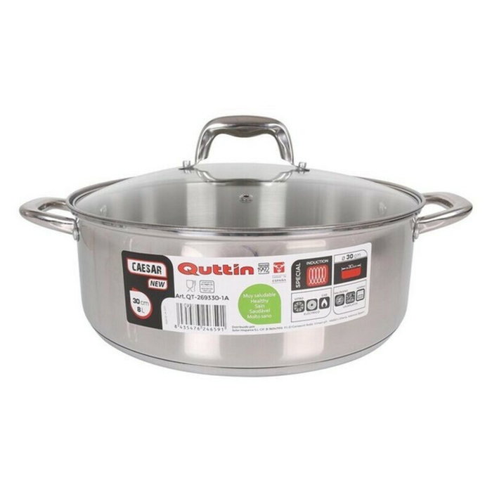 Quttin Cacerola con Tapa New Caesar 22cm/3L