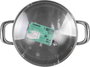 Quttin New Caesar Cacerola con Tapa de Acero Inoxidable de 22 cm, 3 L (6 Unidades)