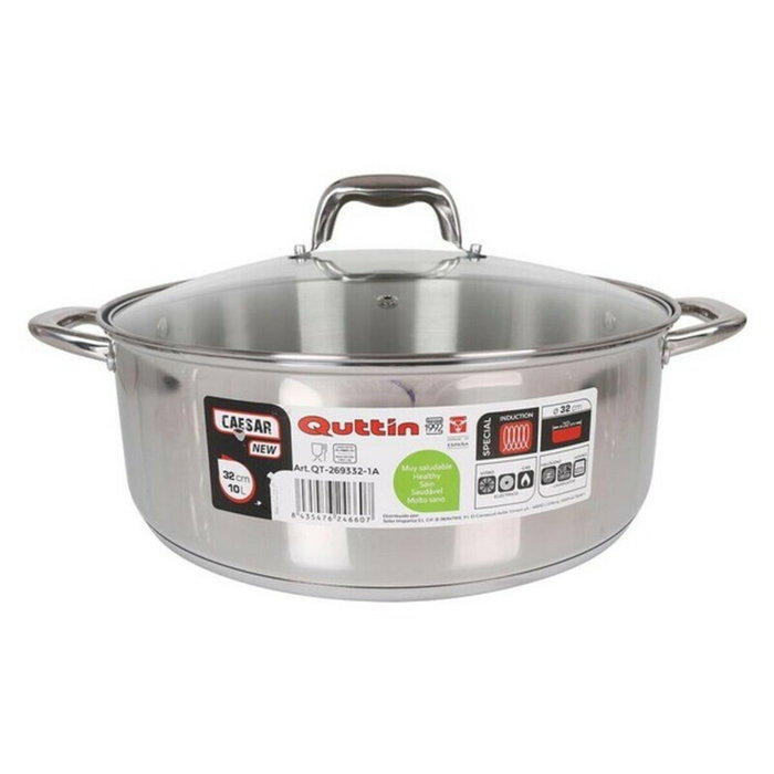 Quttin Cacerola con Tapa New Caesar 26cm/5L Inducción Quttin Cacerola con Tapa New Caesar 26cm/5L Inducción