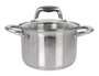Quttin Olla con Tapa Acero Inoxidable 18 cm / 3 Litros New Caesar (6 Unidades)