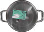 Quttin Caesar Olla con Tapa de Acero para Inducción, 20 cm, 4 Litros (6 Unidades)